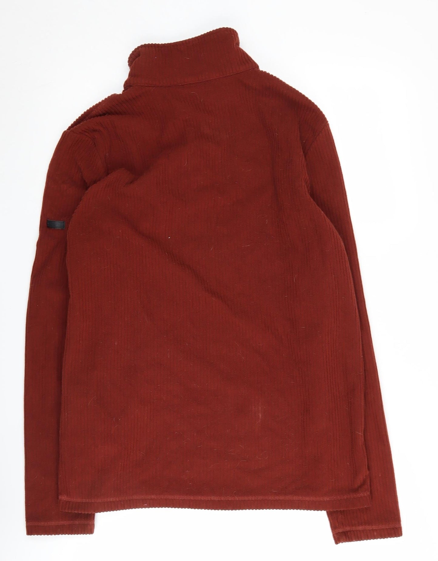 Regatta Men's Red XL Corduroy 1/4 Zip Sweatshirt