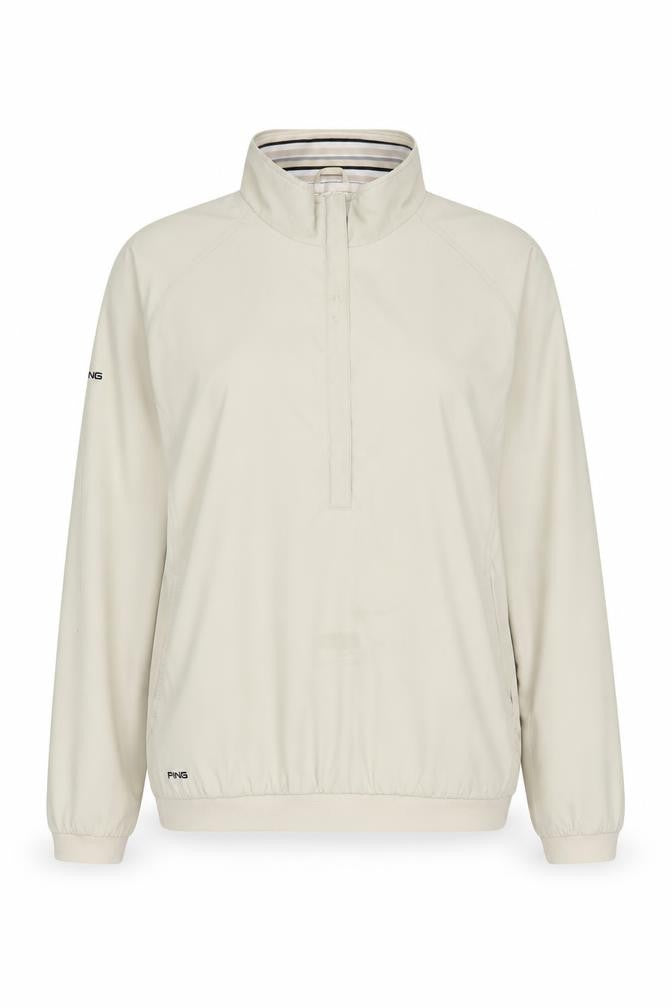 PING Women's Beige Windbreaker Jacket Size 14