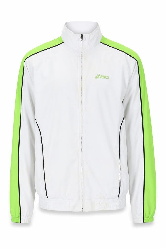 Asics Men's White Track Jacket - S