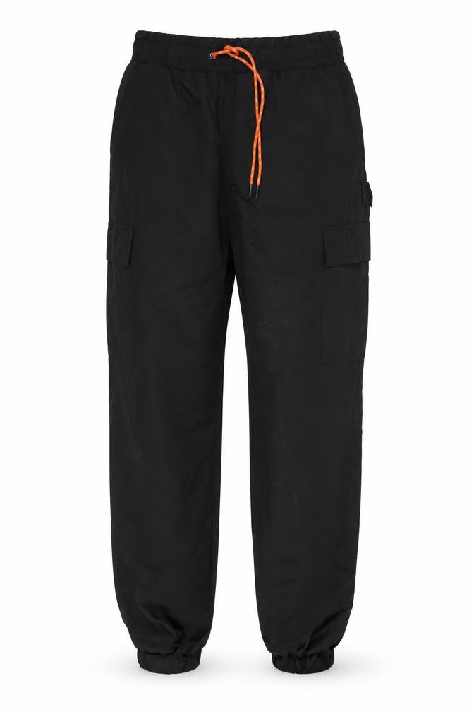 Collusion Men's Black Cargo Trousers Small