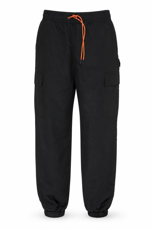Collusion Men's Black Cargo Trousers Small
