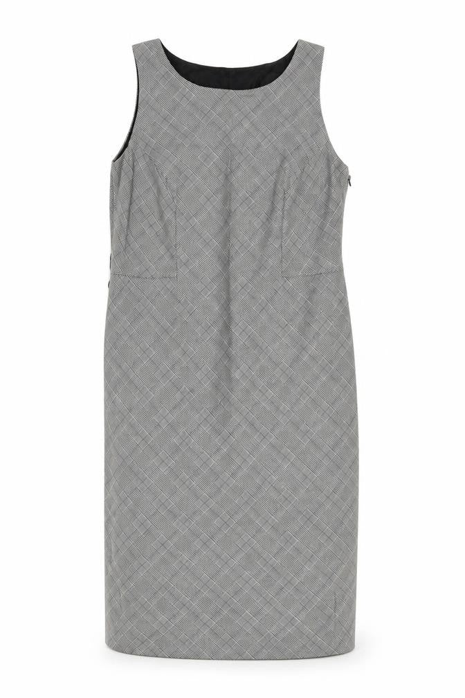 Wallis Grey Sheath Dress, Size 16, Business Style