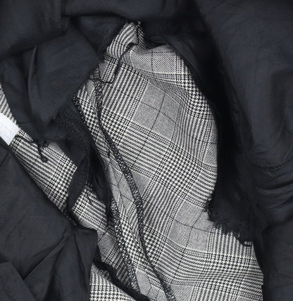 Close-up detail of Wallis Grey Sheath Dress, size 16, Business Style