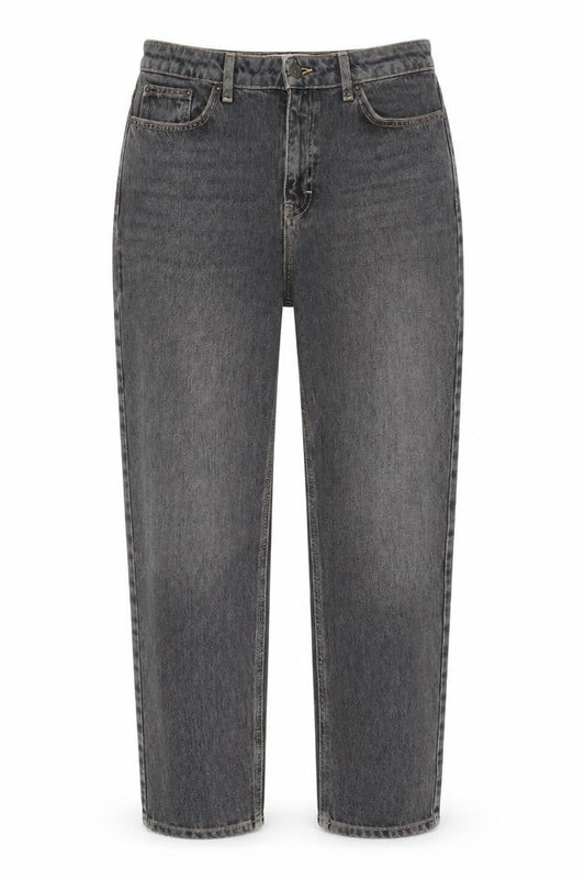 Topshop Women's Mom Jeans Black L
