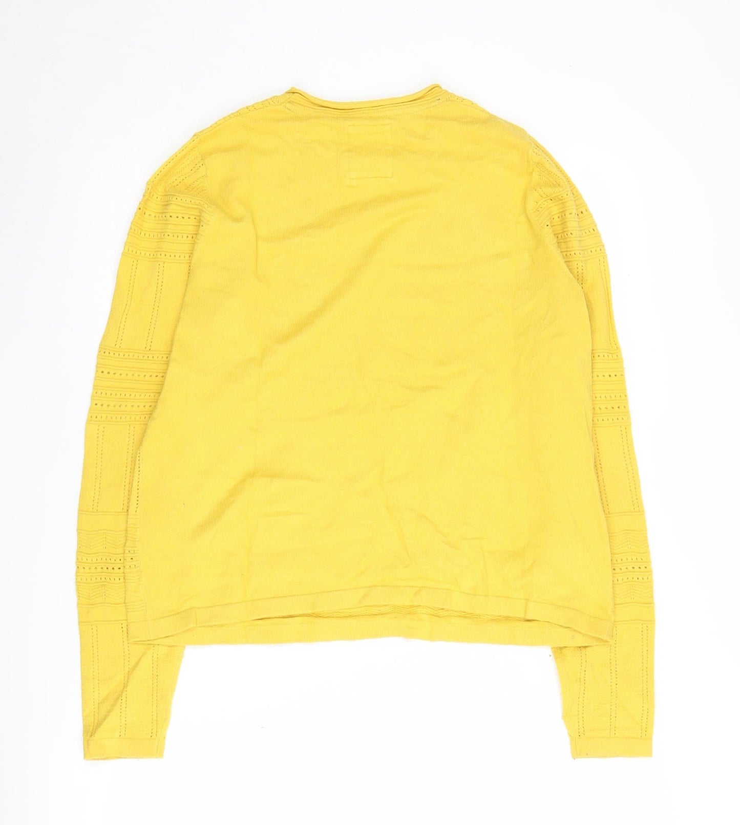 Mantaray Women's Yellow Pullover Jumper, Size 12