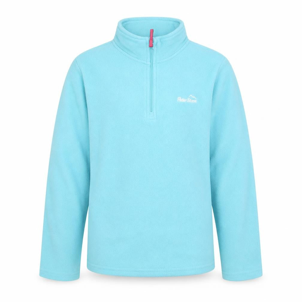 Peter Storm Girls Blue Fleece Pullover Sweatshirt, 11-12 Years
