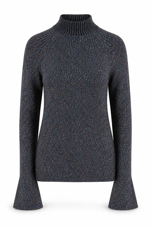 Marks & Spencer Women’s Multicoloured High Neck Jumper Size 8