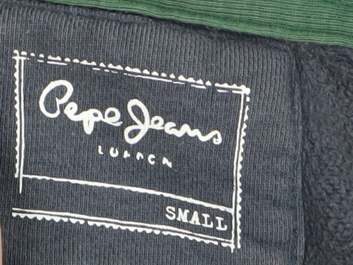 Pepe Jeans Men's Black S Pullover Sweatshirt Racing Print