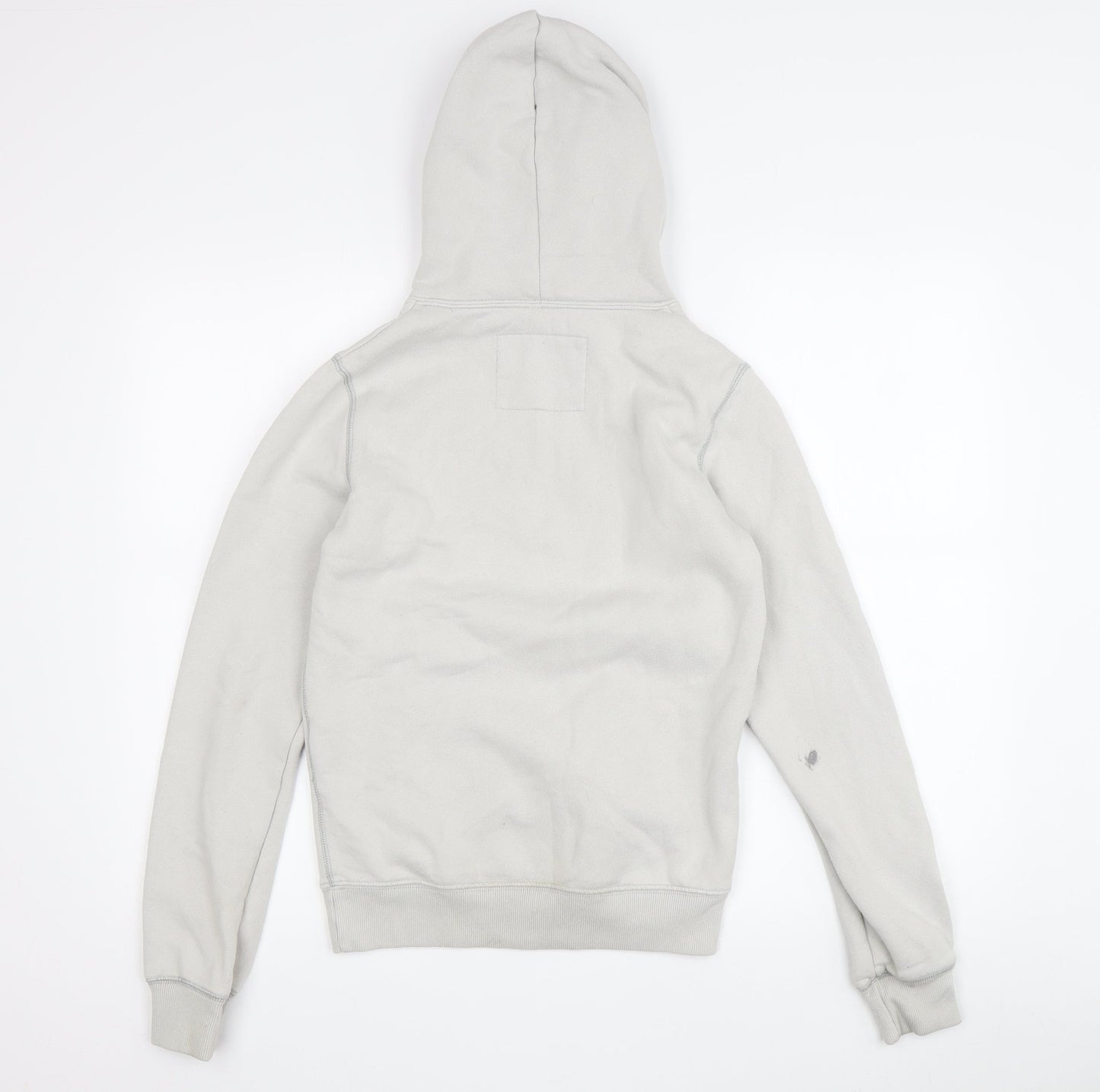 Jack Wills Women's Grey Logo Hoodie Size 8