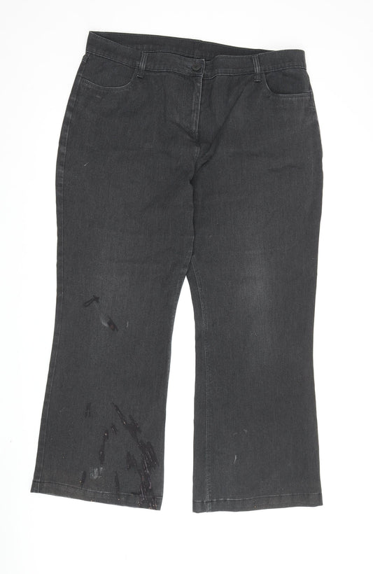 Marks and Spencer Women’s Grey Jeans Size 18