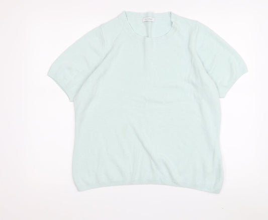 Marks and Spencer Women's Green Acrylic Jumper - Size 16