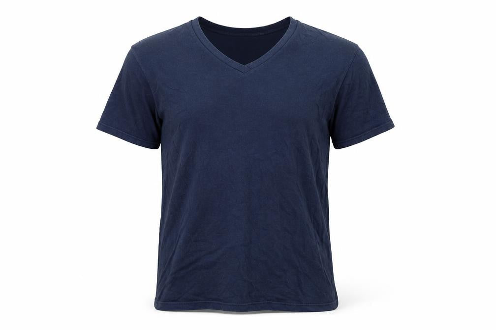 Lee Cooper Men’s Blue V-Neck T-Shirt L
