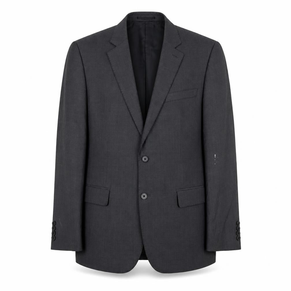 Jaeger Men's Black Wool Blazer Jacket Size 42R