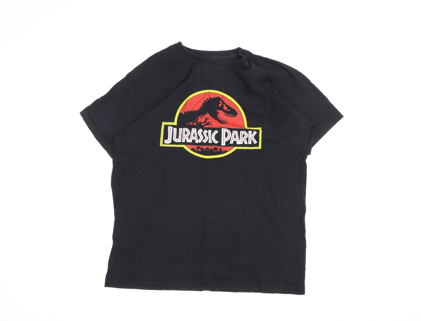 Jurassic Park Black T-Shirt Men Teens Unisex Size 13
