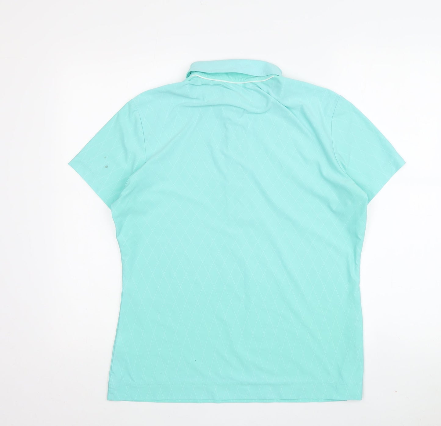 Nike Women's Green Polo Golf Shirt M Moisture-Wicking