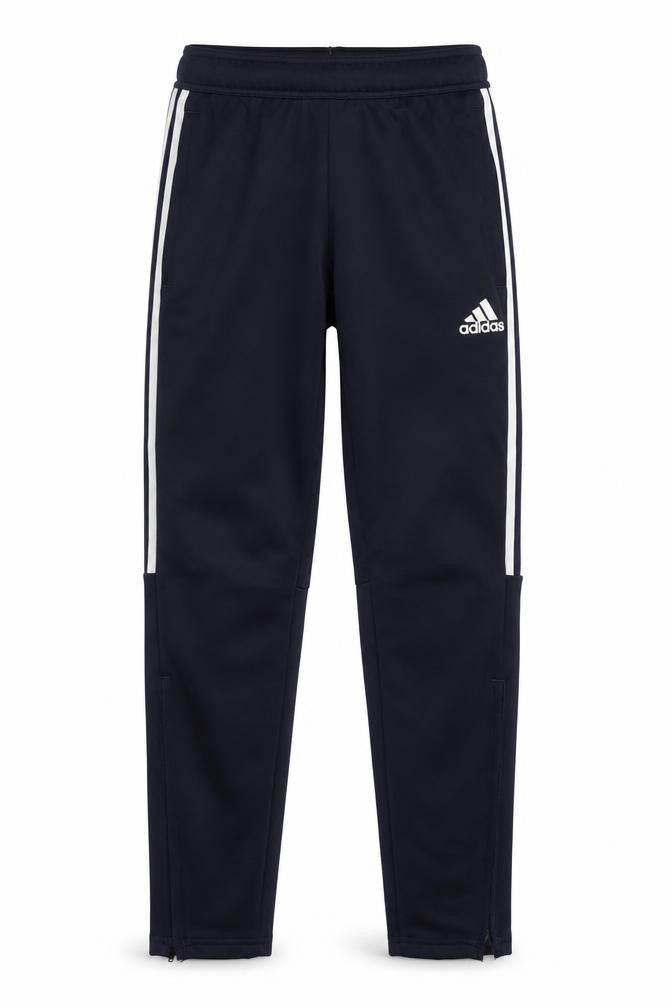 Adidas Boys Black Track Pants, Size S, Sportswear Essentials