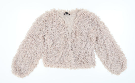 New Look Women's Beige Pullover Jumper M