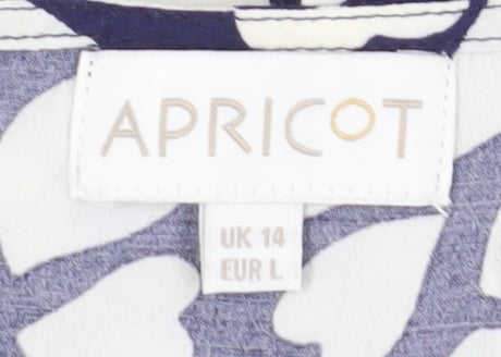 Apricot Women's Blue A-Line Sleeveless Dress