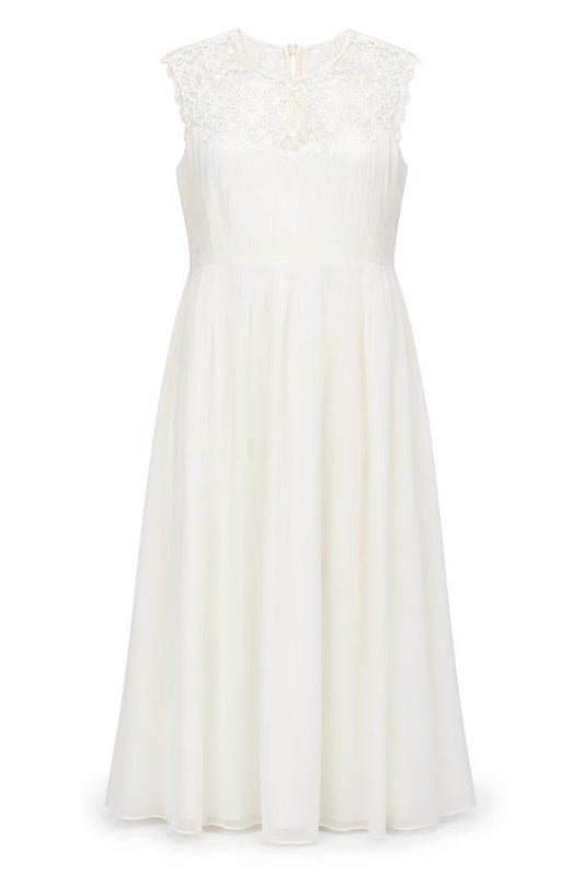 Dorothy Perkins Women's Ivory A-Line Wedding Dress Size 14