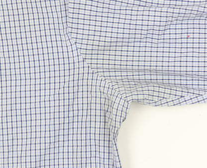 Additional view of Jaeger Men's Blue Check Long Sleeve Shirt 15