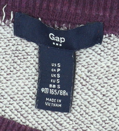 Gap Women's Purple Pullover Sweatshirt S