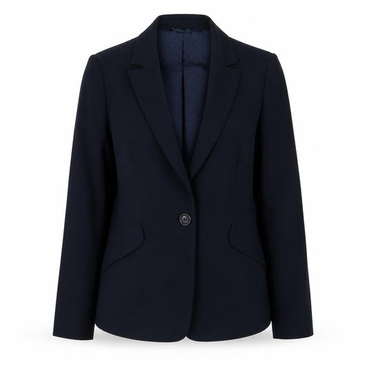 Laura Ashley Women's Black Blazer UK 14 Single Breasted