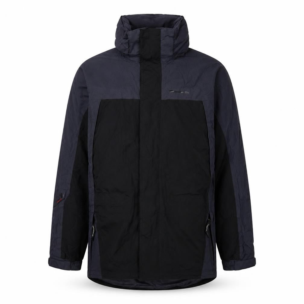Mountainlife Men's L Black 3-in-1 Hooded Jacket