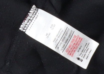 Close-up detail of XBOX boys’ black lounge set 13-14 years long sleeve