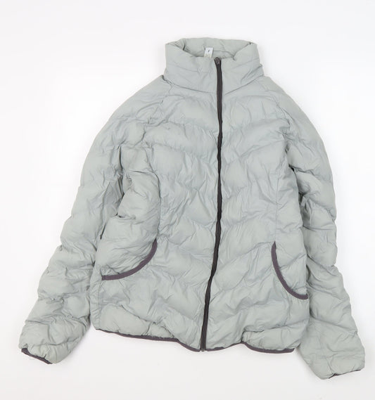 Kyou Women’s Grey Puffer Jacket L Regular Fit