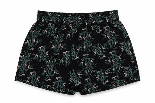 Jacqueline de Yong Women's Black Floral Shorts M