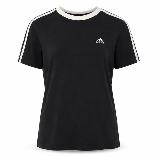 Adidas Women's Black T-Shirt XS, Casual, Cotton, Crew Neck