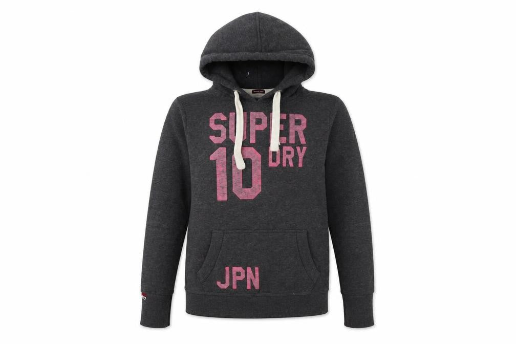 Superdry Women's Grey Hoodie Medium
