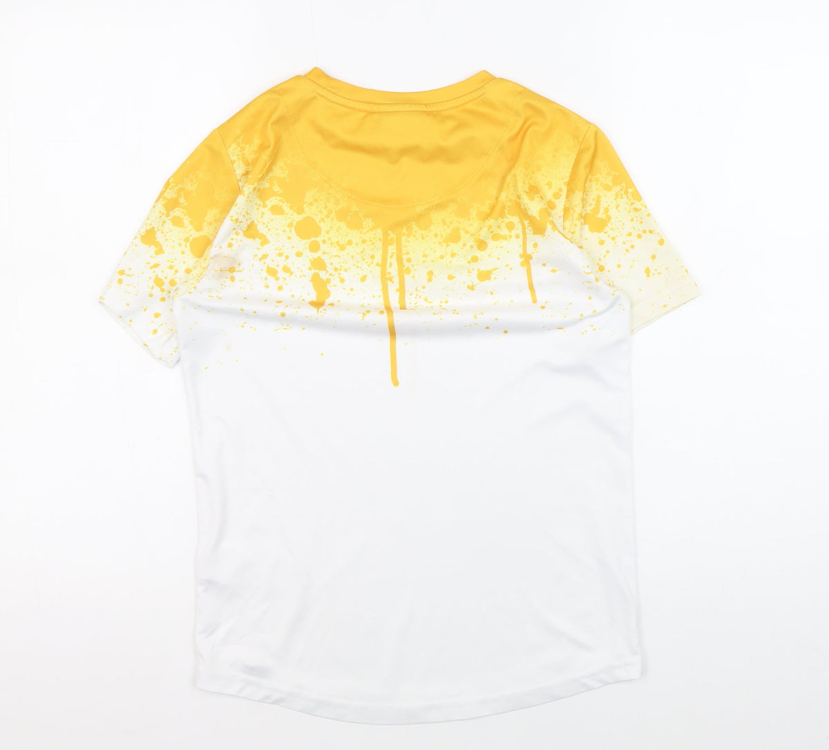 Back view of Sonneti boys’ yellow graphic print t-shirt 12-13 years