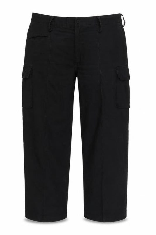 Gear Men's Black Cargo Trousers, Size L, Pockets