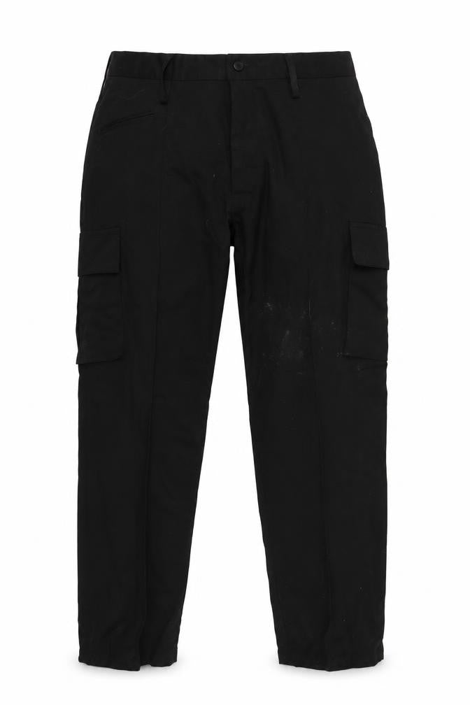 Gear Unisex Black Cargo Trousers L Button Pockets