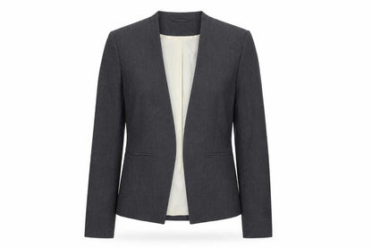H&M Women's Grey Blazer, Size 10, Regular Fit