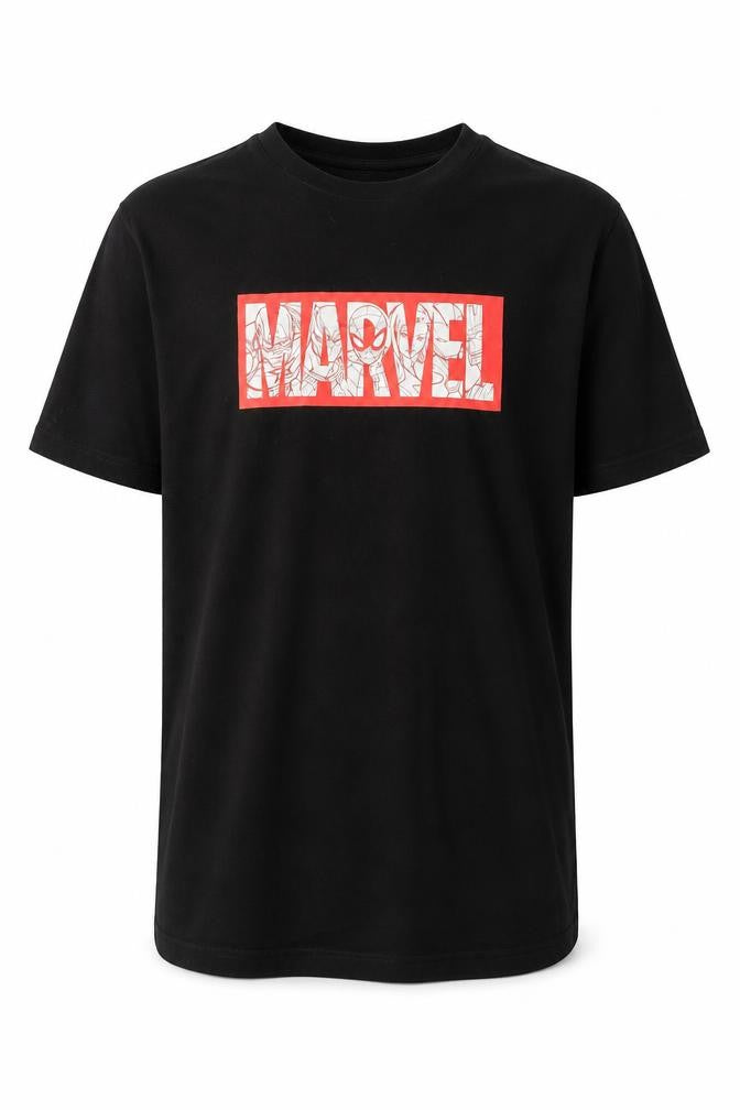 Marvel Men's Black Spider-Man T-Shirt M