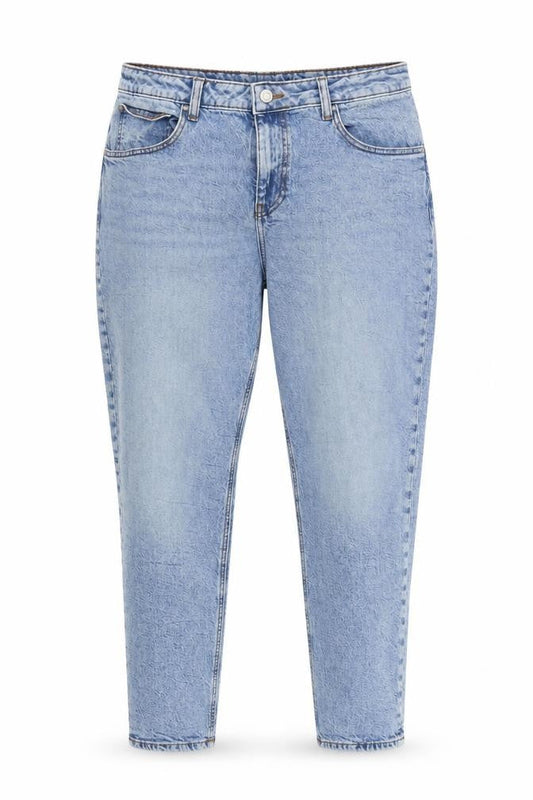 ASOS Women's Tapered Blue Jeans, L, Regular Fit, Denim