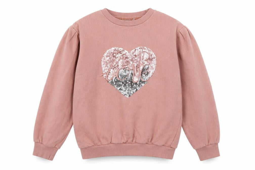 Next Girls Pink Sequin Pullover Sweatshirt - 14 Years