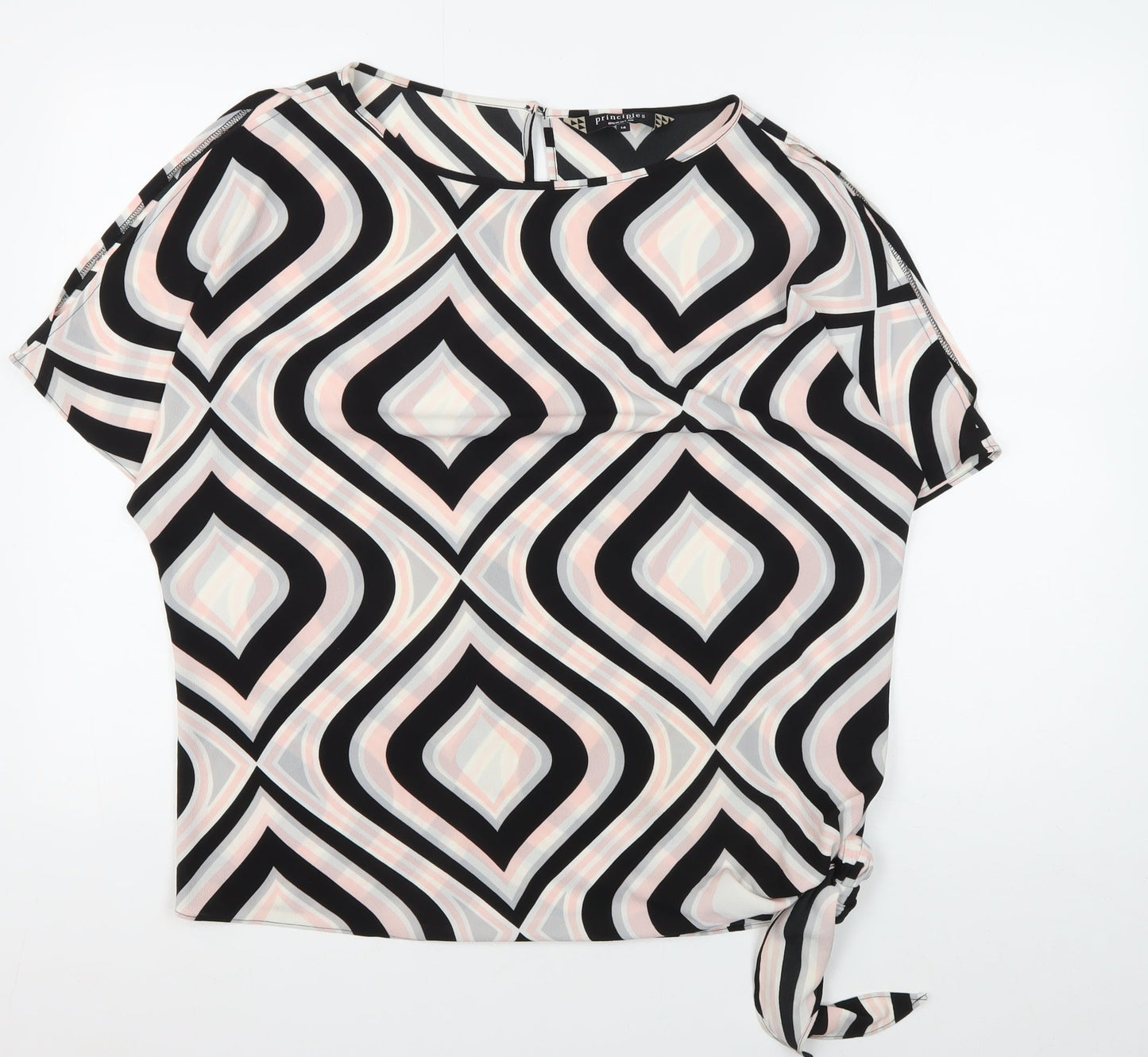 Principles Women's Multicoloured Geometric Blouse - Size 14