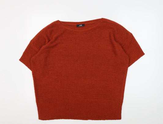Wallis Women's Red Pullover Jumper, Size L