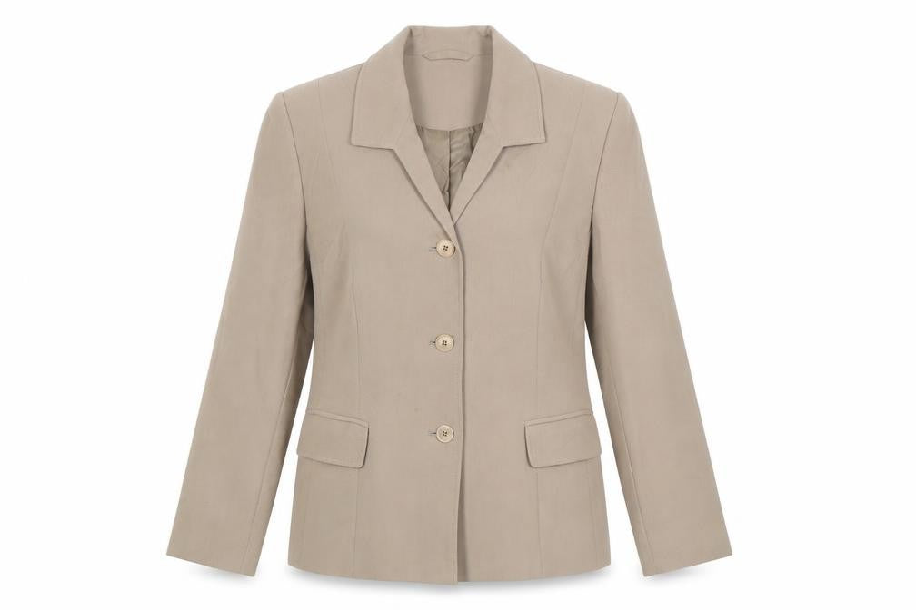 Eastex Beige Women's Suit Jacket Size 12 Regular