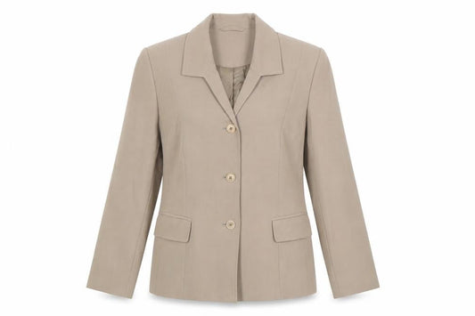 Eastex Beige Women's Suit Jacket Size 12 Regular
