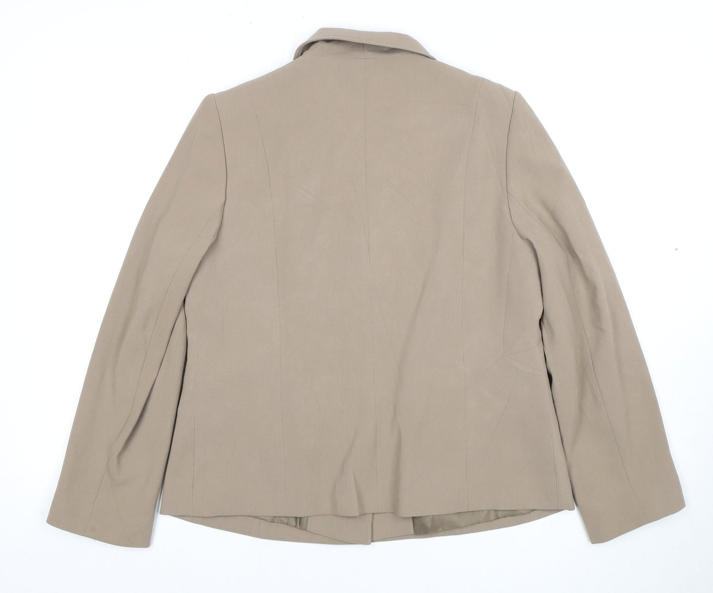 Eastex Beige Women's Suit Jacket Size 12 Regular