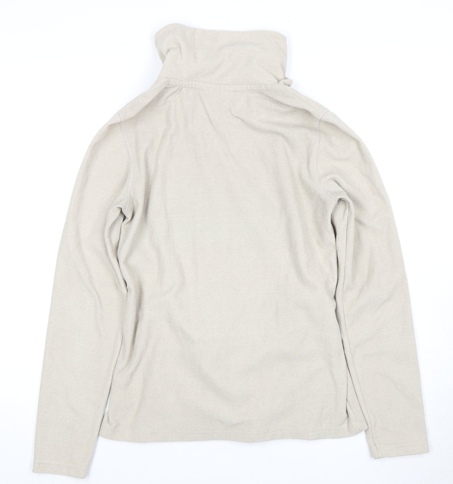 Mountain Warehouse Women's Beige Cowl Neck Sweatshirt Size 10