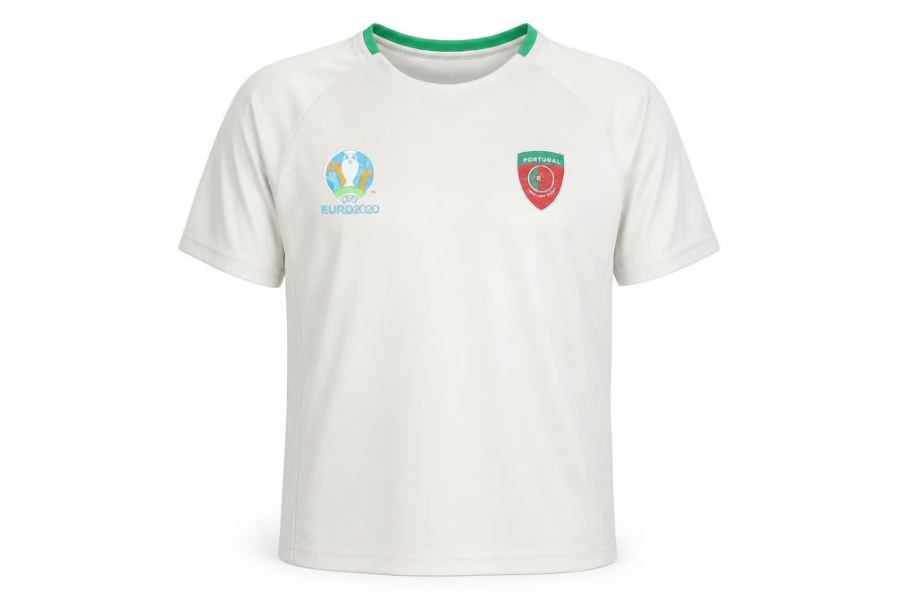 Euro 2020 Men's Beige Jersey - Size S, Football Style