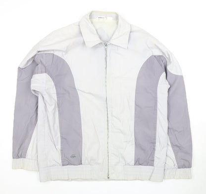 Gabicci Men's Grey Basic Jacket - S, Full Zip, Casual