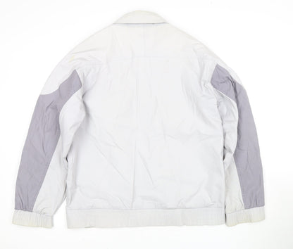 Gabicci Men's Grey Basic Jacket - S, Full Zip, Casual