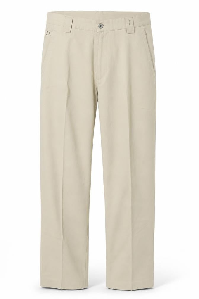 Altatensione Men's Beige Trousers Size 50