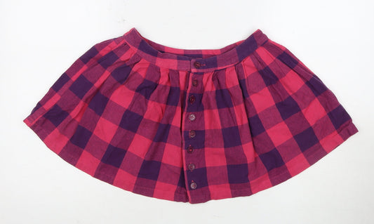Topshop Women's Multicoloured Mini Check Skirt Size 10